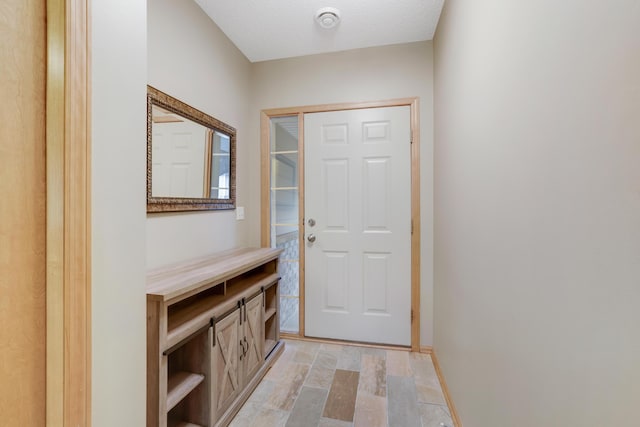 view of doorway to outside