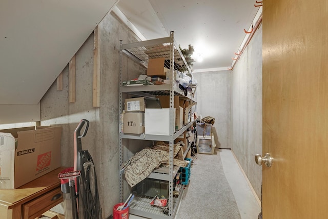 view of storage
