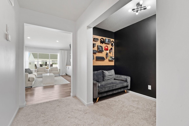 10257 Greenway Cir S, Cottage Grove, MN 55016 - hall featuring carpet flooring and baseboards