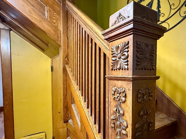 view of stairs