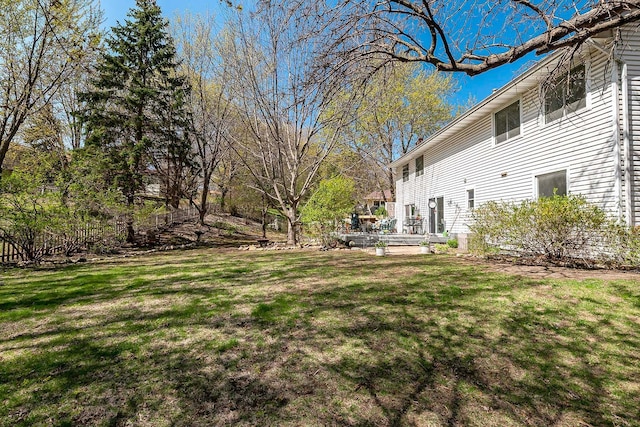 view of yard