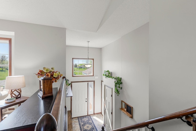 foyer with a healthy amount of sunlight