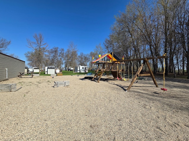 view of communal playground