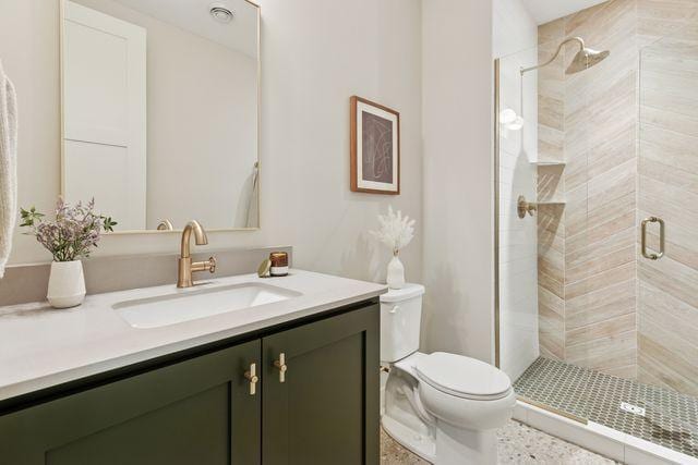 9399 Eagle Ridge Way, Chanhassen, MN 55317 - full bathroom with vanity and a shower stall