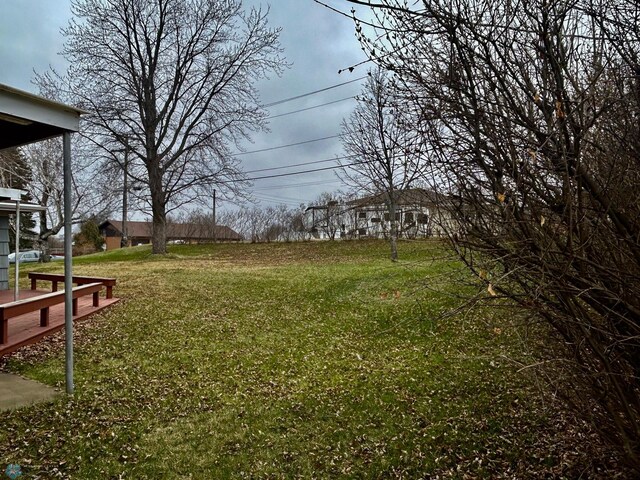 view of yard