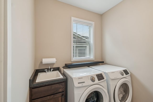 3623 Cove Point Cir NW, Prior Lake, MN 55372 - washroom with separate washer and dryer and cabinet space