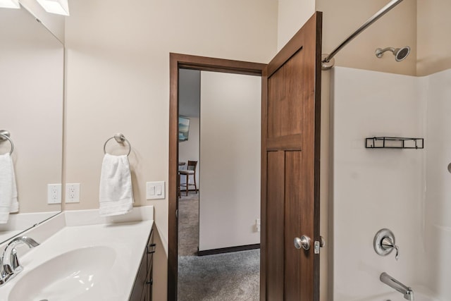3623 Cove Point Cir NW, Prior Lake, MN 55372 - bathroom featuring shower / bathtub combination and vanity