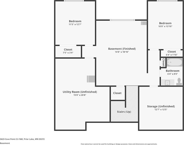 3623 Cove Point Cir NW, Prior Lake, MN 55372 - view of home floor plan