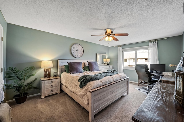 3903 Gershwin Ave N, Oakdale, MN 55128 - bedroom with baseboards, ceiling fan, and carpet