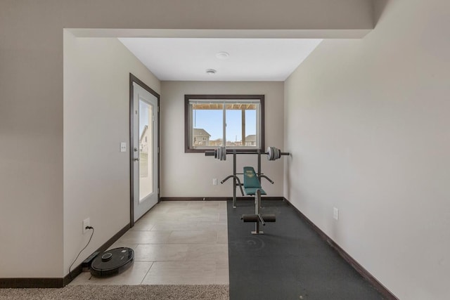 2120 Violet Ln, Faribault, MN 55021 - exercise area with baseboards