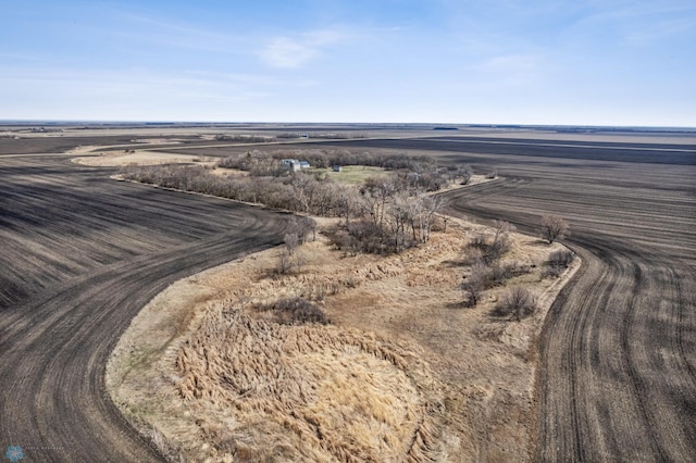 bird's eye view featuring a rural view