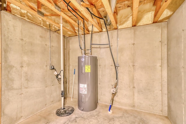 utilities featuring water heater