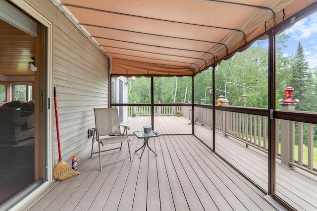 view of deck