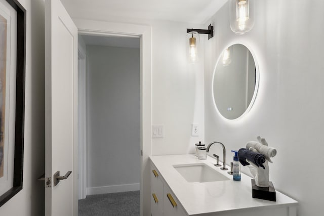 17725 26th Ave N, Plymouth, MN 55447 - bathroom featuring baseboards and vanity
