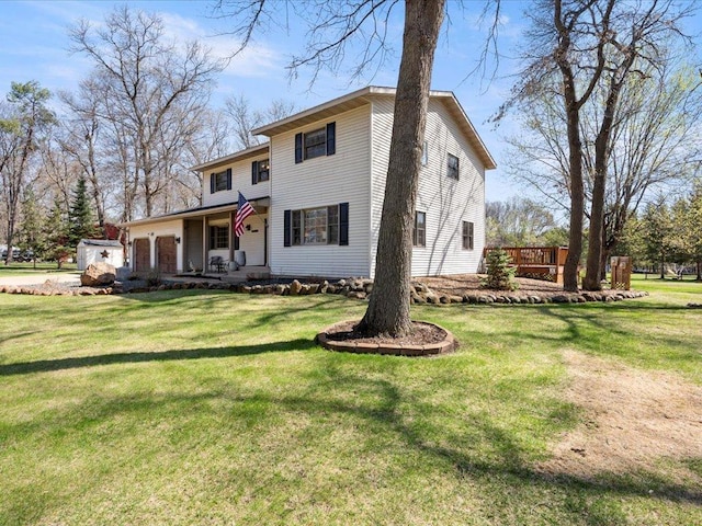 14898 Lynndale Ln, Baxter, MN 56425 - traditional-style home featuring a porch and a front lawn