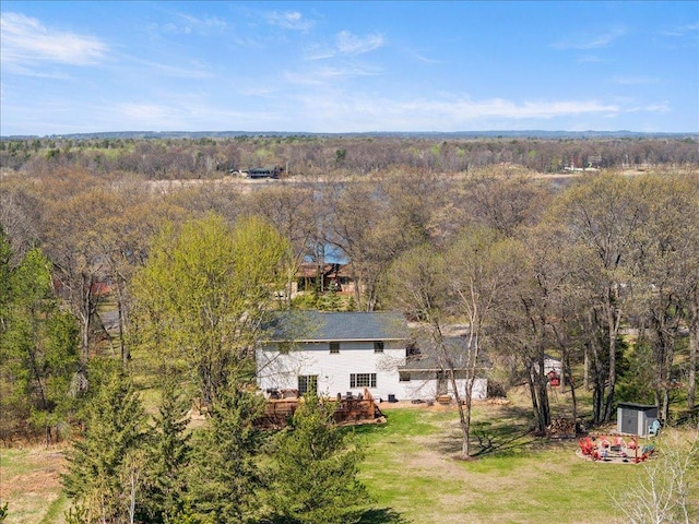 14898 Lynndale Ln, Baxter, MN 56425 - view from above of property with a forest