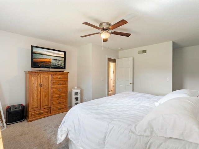 14898 Lynndale Ln, Baxter, MN 56425 - bedroom with light carpet and ceiling fan