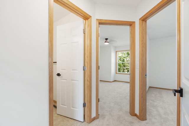 5030 Yuma Ln N, Plymouth, MN 55446 - hallway featuring baseboards and light colored carpet