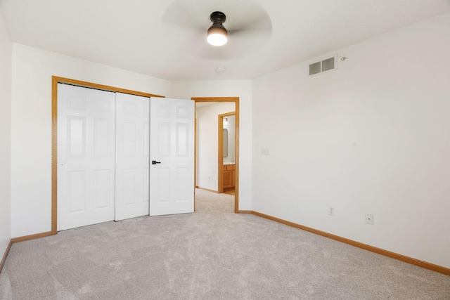 5030 Yuma Ln N, Plymouth, MN 55446 - unfurnished bedroom with carpet floors, baseboards, a closet, and a ceiling fan