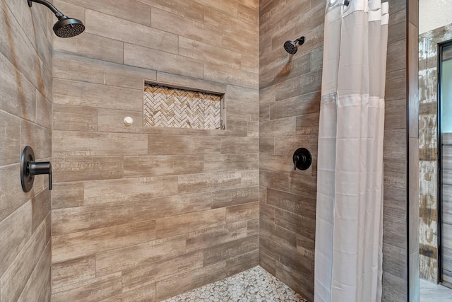 131 Norman Ave N, Foley, MN 56329 - full bathroom featuring a tile shower