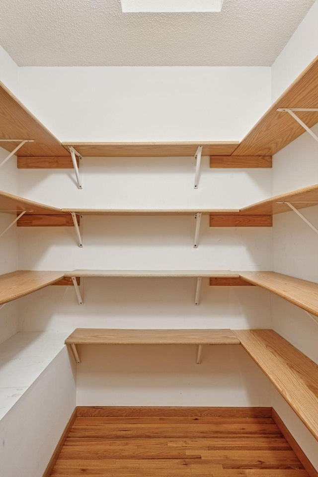 view of storage area