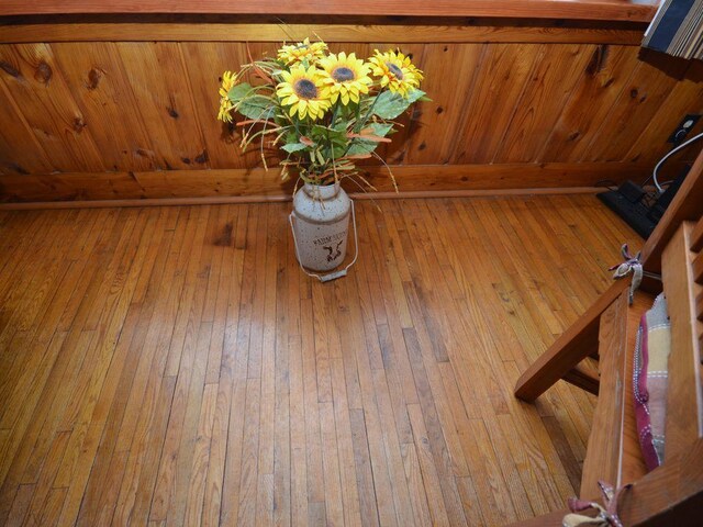 details featuring wood finished floors