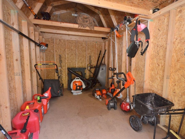 view of storage