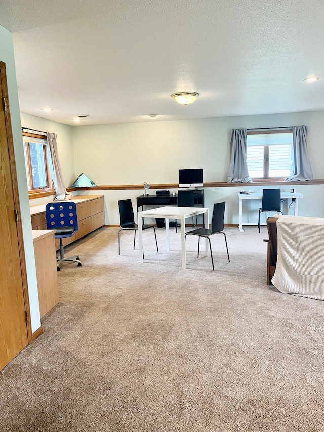 816 3rd St S, Sartell, MN 56377 - carpeted office space with a textured ceiling