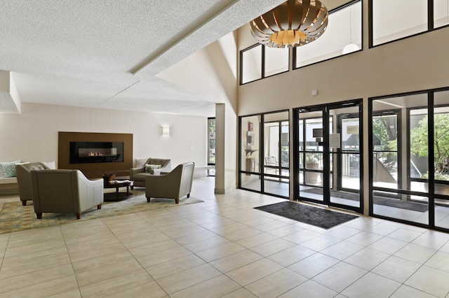 7200 York Ave S Unit 304, Edina, MN 55435 - common area with a textured ceiling and a high ceiling
