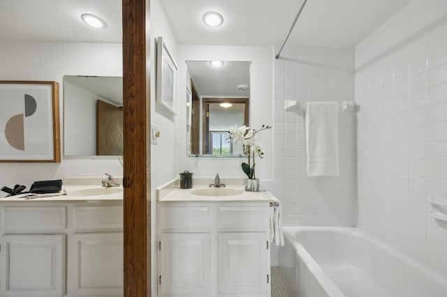 7200 York Ave S Unit 304, Edina, MN 55435 - full bathroom featuring vanity and  shower combination