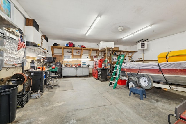 14580 30th St, Clear Lake, MN 55319 - garage with a workshop area
