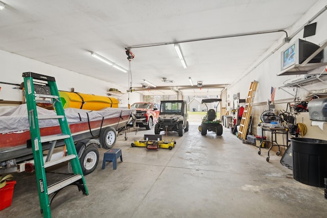 14580 30th St, Clear Lake, MN 55319 - garage with a garage door opener