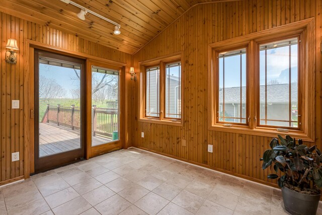 2324 Fair St, Mankato, MN 56001 - unfurnished sunroom with track lighting and a healthy amount of sunlight