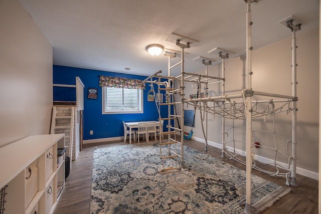434 Fridell Cres, Red Wing, MN 55066 - playroom featuring baseboards and wood finished floors