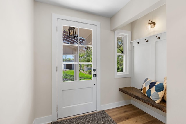 3124 Linden Cir NW, Prior Lake, MN 55372 - mudroom featuring baseboards and light wood finished floors
