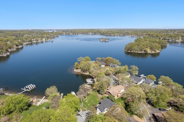 3124 Linden Cir NW, Prior Lake, MN 55372 - aerial view of property's location with a large body of water