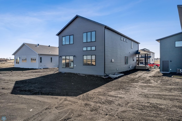 view of rear view of property