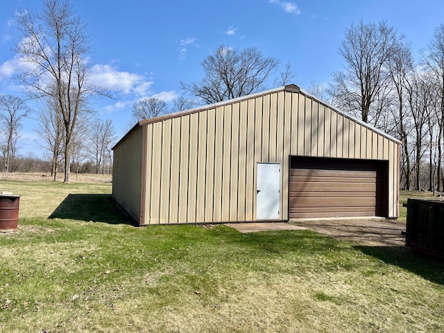 777 Big Round Ave, Georgetown Twp, WI 54853 - view of detached garage