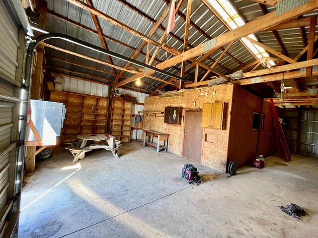 777 Big Round Ave, Georgetown Twp, WI 54853 - view of garage