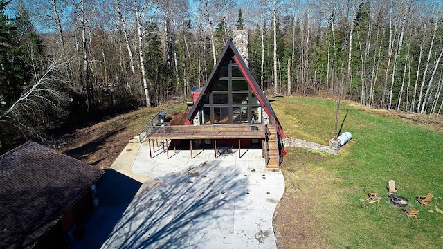 63521 County Road 2, Warroad, MN 56763 - bird's eye view featuring a view of trees