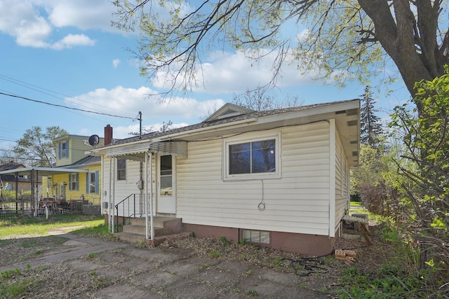 view of front of property