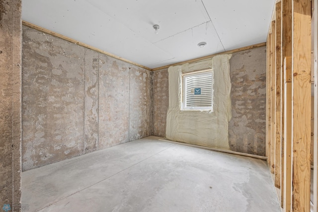 5875 11th St W, West Fargo, ND 58078 - empty room featuring unfinished concrete flooring