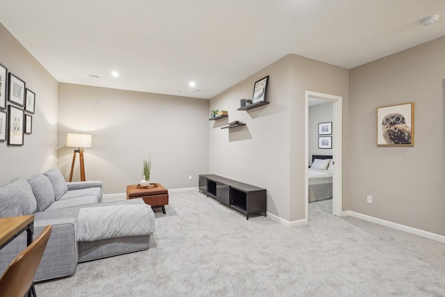 11462 81st Pl N, Maple Grove, MN 55369 - carpeted living area with baseboards and recessed lighting