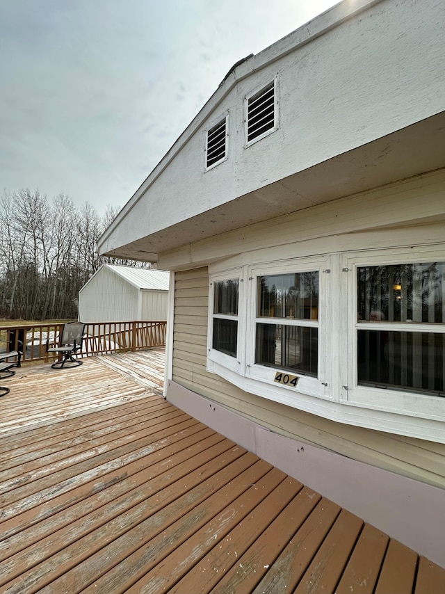1404 Central Rd, Littlefork, MN 56653 - view of wooden deck