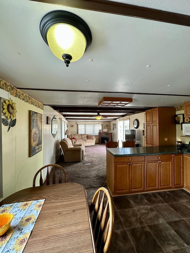 1404 Central Rd, Littlefork, MN 56653 - dining space with a ceiling fan