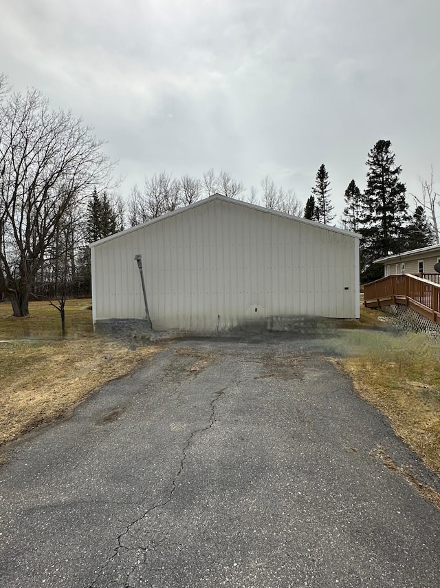 1404 Central Rd, Littlefork, MN 56653 - view of outbuilding with aphalt driveway