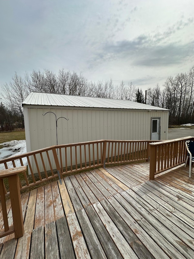 1404 Central Rd, Littlefork, MN 56653 - view of deck