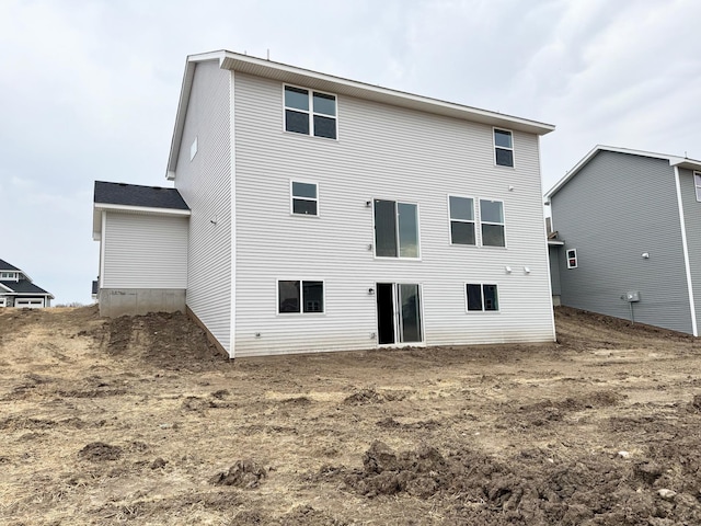 view of rear view of property