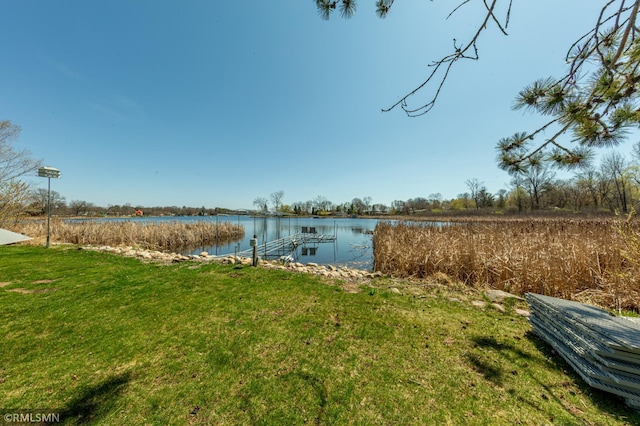 509 Superior Ave, Crosby, MN 56441 - dock area with a lawn and a water view