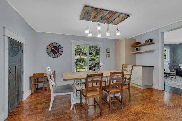 26063 County Road 2, Saint Joseph Twp, MN 56301 - dining space with wood finished floors and baseboards